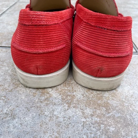 A.TESTONI loafers red